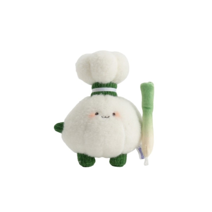 Peluche VEGGIES - Porte-clés 15 cm - Ail