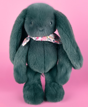 Peluche – Lapin fleurette Eucalyptus 35cm Doudou et Compagnie
