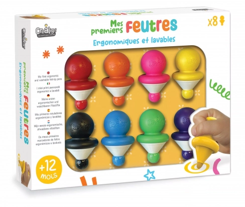 Mes premiers feutres dès 12 mois x8 Crealign