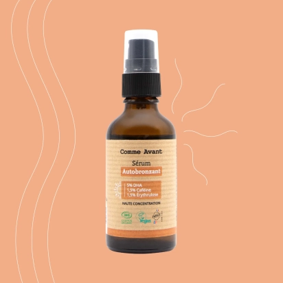 Sérum autobronzant naturel bio visage et corps – Comme Avant