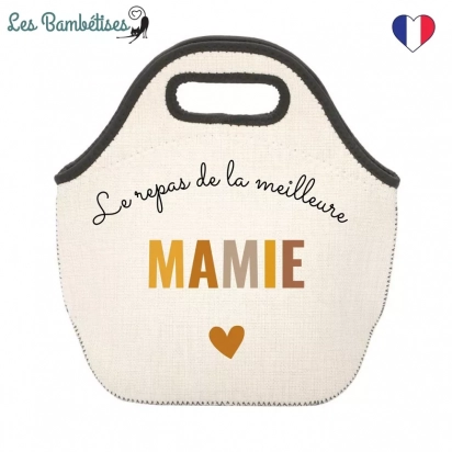 Glacière sac Isotherme Mamie Terracotta Les bambetises