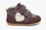Chaussures Aubépine cœur Premiers pas  Bordeaux Bronze pointure 20 Benjie