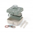 Snacky vert Raccoon – Lunch box snack enfant / sandwich Monbento