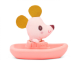 Nina la souris avec bateau flottant en silicone – jouet de bain dès 6 mois Lilliputiens