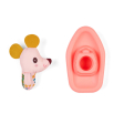 Nina la souris avec bateau flottant en silicone – jouet de bain dès 6 mois Lilliputiens