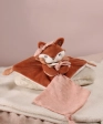 MINA - Doudou attache-sucette 20cm - Doudou et Compagnie