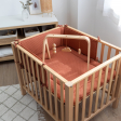 Tour de lit et parc 30x180cm Brick PADY QUILTED JERSEY Bemini