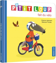 Ptit loup fait du velo