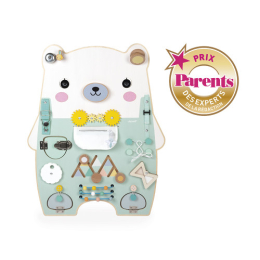 Busy-board Ourson en bois Pure Janod