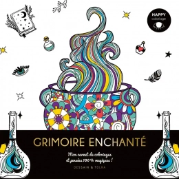 Grimoire enchanté - Mon carnet de coloriages et pensées 100% magiques Dessain et Tolra