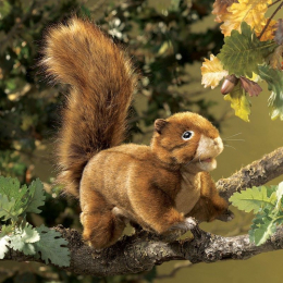 Marionnette Folkmanis hand puppet red Squirrel Folkmanis