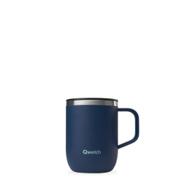 Qwetch Mug isotherme matt bleu nuit 350ml