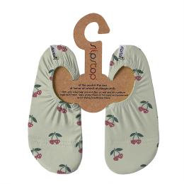 Slipstop Chaussons Antidérapants Cherry Green 26-28 (chaussons enfant) légers multi-usages Slipstop