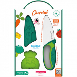 Couteau vert Chefclub Kids