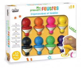 Mes premiers feutres dès 12 mois x8 Crealign