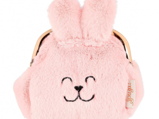 Porte-monnaie Lapin rose clair Souza