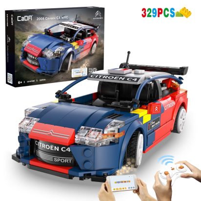 CADA Bricks - Citroen C4 WRC (Sebastian LOEB) 329 pièces Compatible Lego