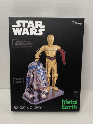 Metal Earth - Star Wars R2D2 and C-3PO Puzzle 3D métalique