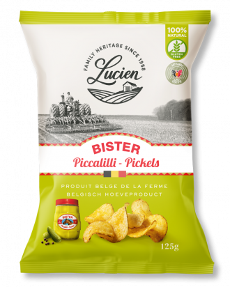 Chips Bister Pickels bio 125gr Lucien