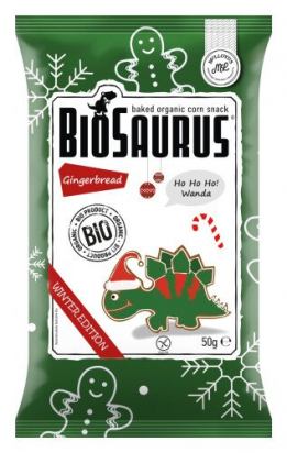 Chips de maïs goût gingerbread Biosaurus 50g