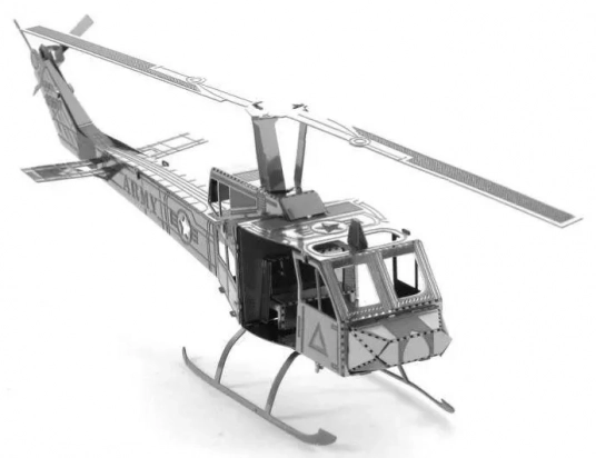 Metal Earth - Helicopter UH-1 Huey Puzzle 3D métalique