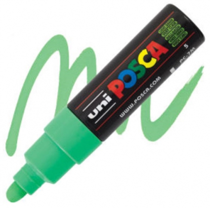 Marqueur PC7M pointe conique 4,5-5,5 mm Vert clair POSCA