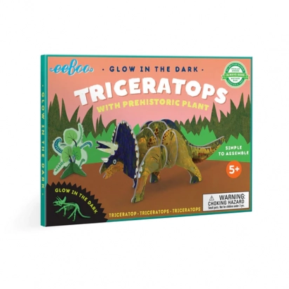 Puzzle dinosaure Triceratops Eeeboo