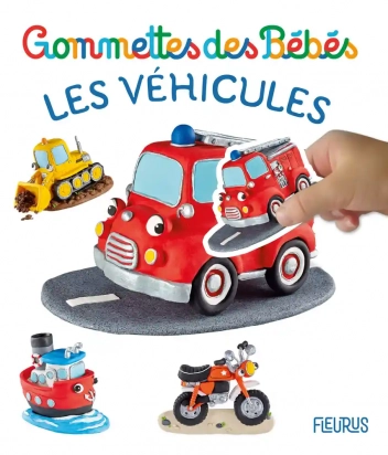 Gommettes des bébés Les véhicules Fleurus