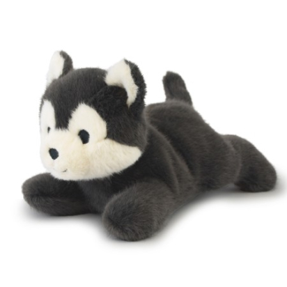 Peluche lestée Loup gris   - Les P'tits Relax - 22 cm Histoire d'ours