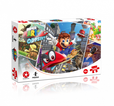 Puzzle super mario odyssey world trav - 500 pcs Winning Moves