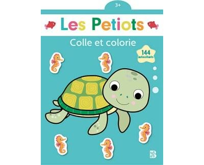 Les petiots colle et colorie tortue marine Ballon