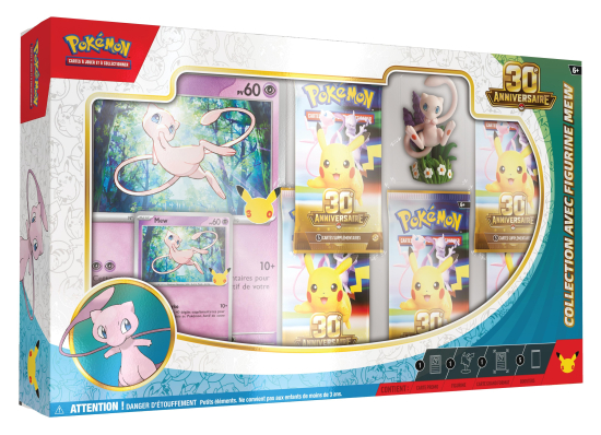 PRECOMMANDE Collection Figurine Mew Pokémon 30e Anniversaire – FR