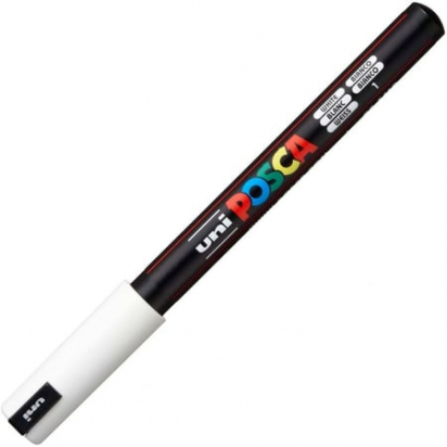 Marqueur PC1MR pointe extra-fine 0,7 mm Blanc POSCA