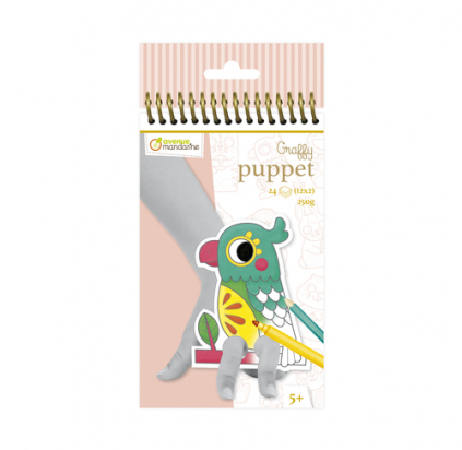 Graffy Puppet Animaux domestiques Avenue mandarine