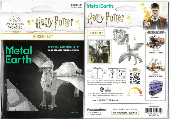 Metal Earth - Harry Potter Buckbeak Puzzle 3D métalique