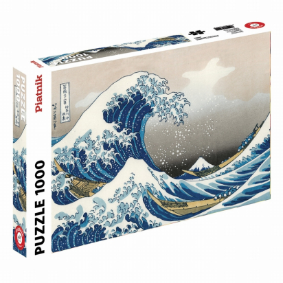 Puzzle 1000 pièces vague hokusai Wilson jeux