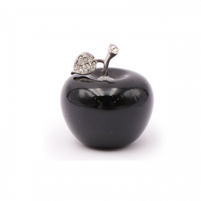 Pomme obsidienne noire 45mm Qualité A