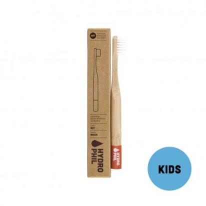 Brosse à dents en Bambou Kids - Red - Hydrophil
