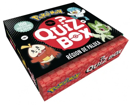 Pokémon Quiz box Région de Paldéa - Avec 100 cartes