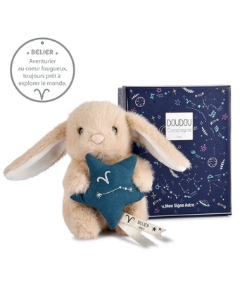 DOUDOU ASTRO - Bélier - 12 cm Doudou et compagnie