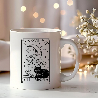 Mug Carte de Tarot The Moon Les Moonettes