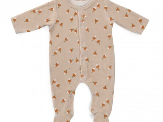 Pyjama 1m velours radis Trois petits lapins Moulin Roty