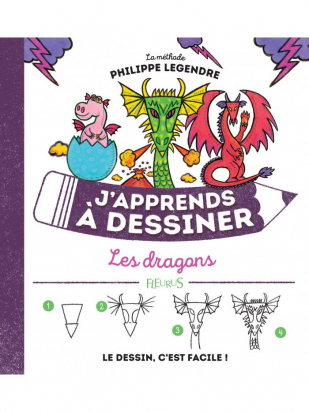 J'apprends à dessiner les dragons Fleurus