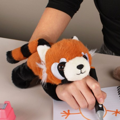 PODCOLL - Bracelet Slap Panda Roux 25 cm - Histoire d'Ours