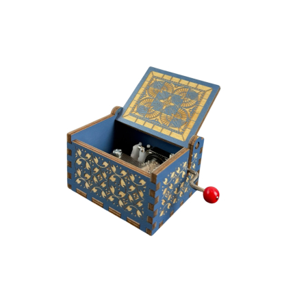 Boite pour Manivelle - Message d'Amour - "Tu es est le rayon de soleil de ma Vie"