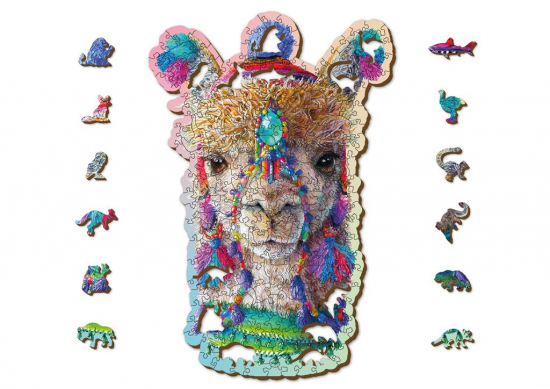 Puzzle Mystic Lama 250 pièces Wooden city Puzzle