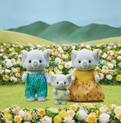 La famille Éléphant Sylvanian