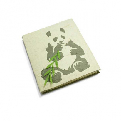 Mini journal - Panda - Poopoopaper