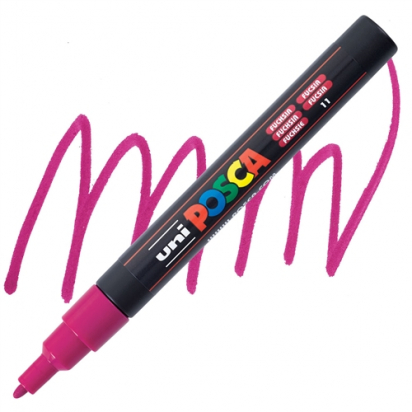 Marqueur PC3M pointe fine 0,9-1,3 mm Rose fuchsia POSCA