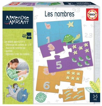 Puzzles les nombres Educa